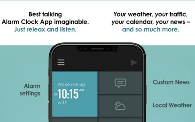 Now on the Appstore: TalkClok The Talking Alarm Clock App