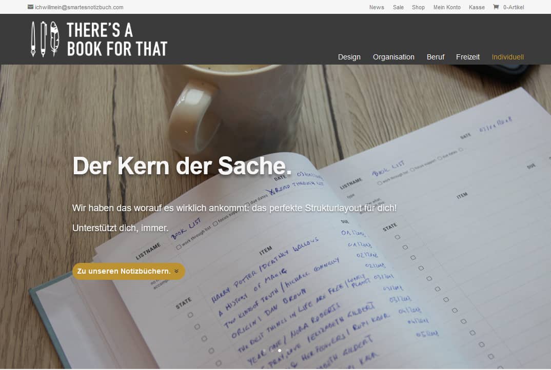 smartes-notizbuch-theres-a-book-for-that-iservice-werbeagentur-wien-screenshot-webshop