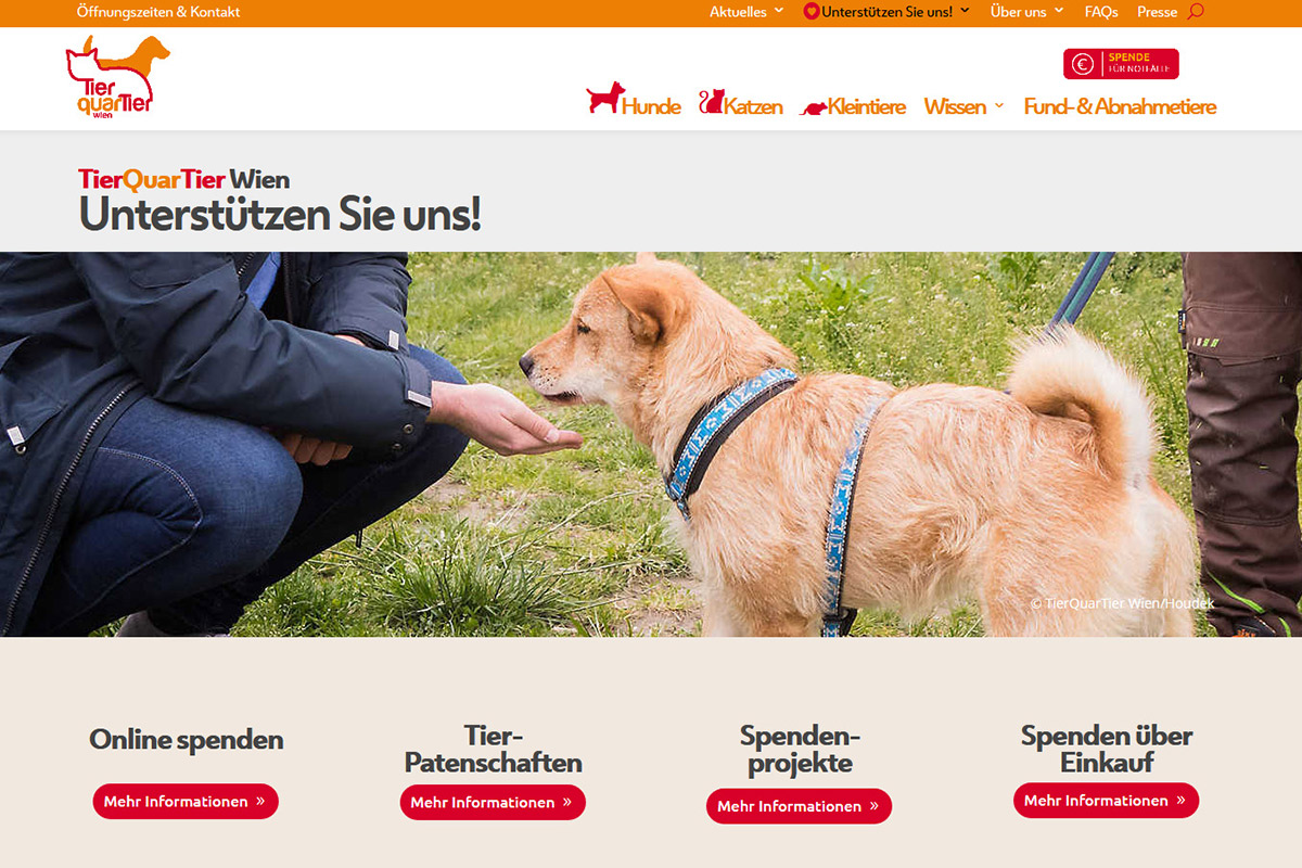 relaunch-website-tierquartier-wien-spenden-iservice-medien-und-werbeagentur-wien