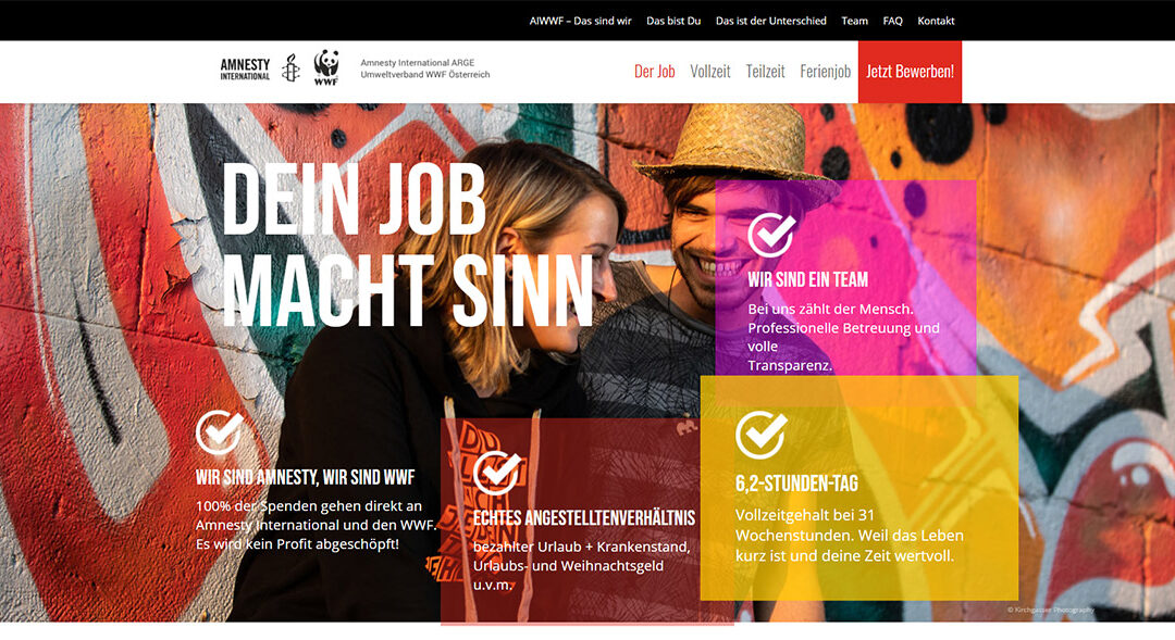 Relaunch der Website von AIWWF