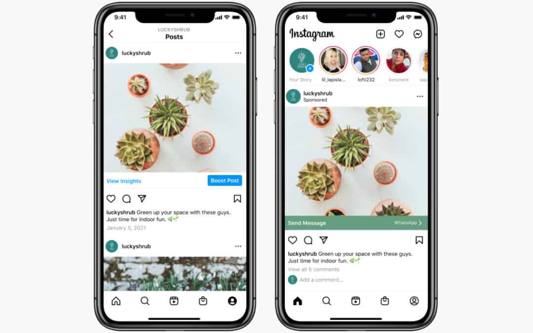 Instagram führt Click-to-WhatsApp-Nachrichtenanzeigen ein