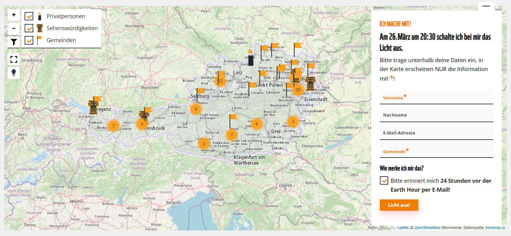 iService-WWF-Earth-Hour-Map-Stadt