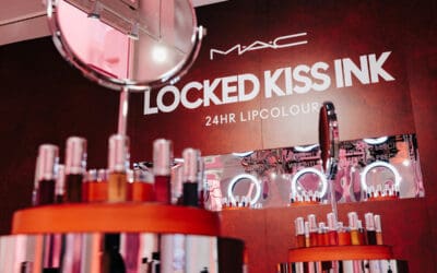 iService sets creative impulses for the M·A·C Locked Kiss Ink Pop Up Store