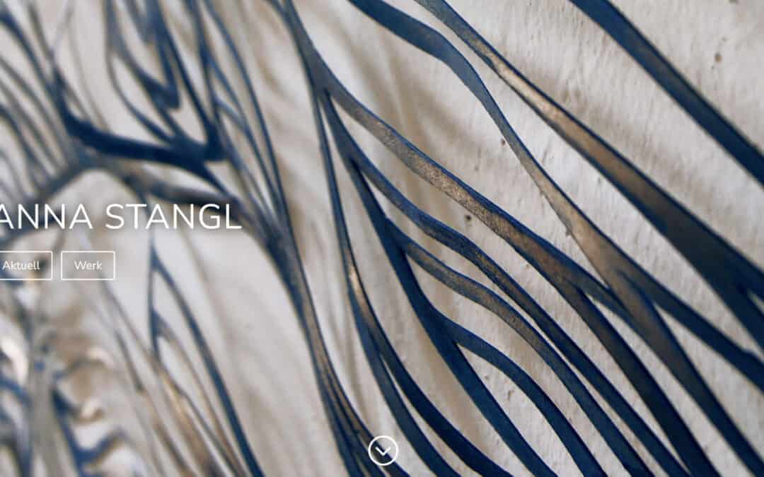 Neue Website für Künstlerin Anna Stangl